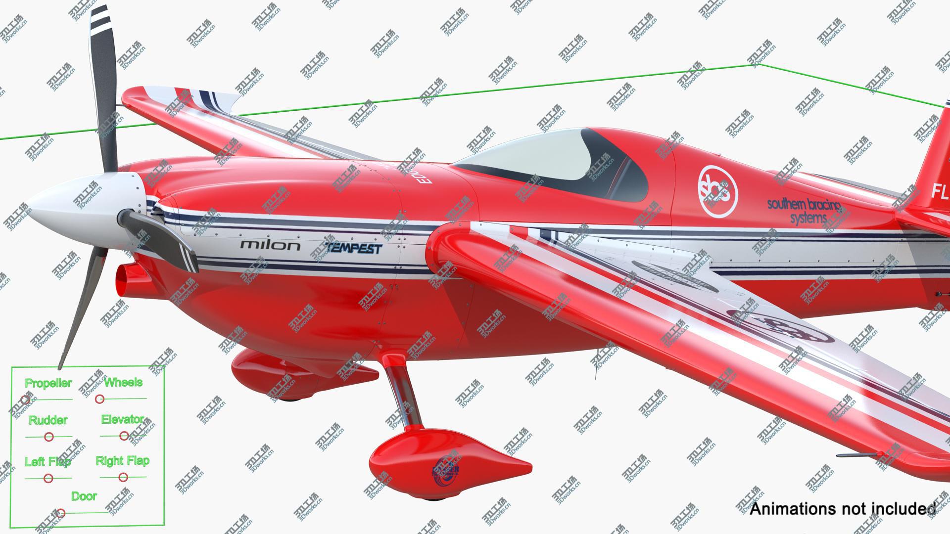 images/goods_img/20210319/3D Aerobatic Aircraft Zivko Edge 540 Rigged/4.jpg